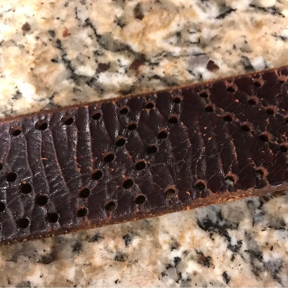 🍀VINTAGE LUCKY BRAND Distressed Leather Belt